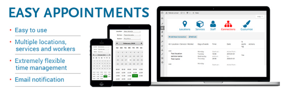 easy appointment - Calendar Booking Wordpress Plugin