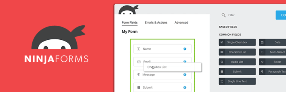 Ninja Forms – The Easy And Powerful Forms Builder
