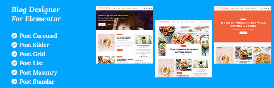 Blog Designer For Elementor – Wordpress Plugin Wordpress Org
