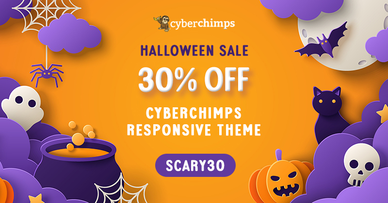 Cyberchimps Halloween Banner