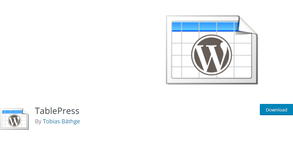 Wordpress Table Plugin