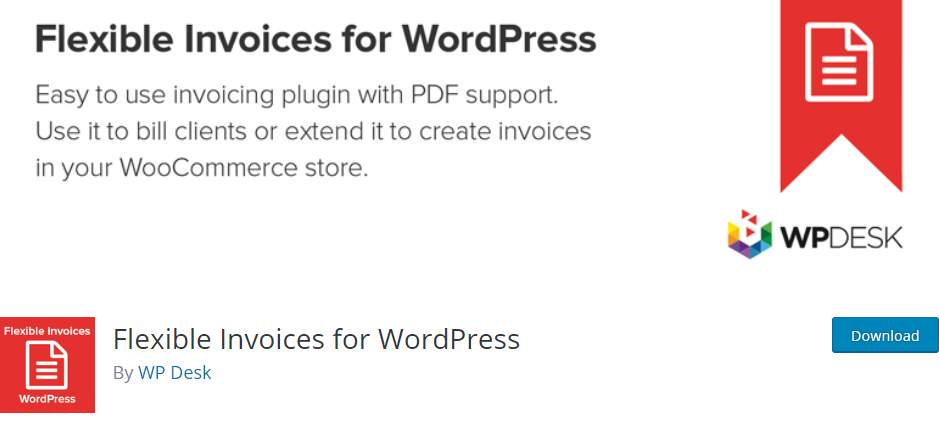 WordPress Invoice plugin