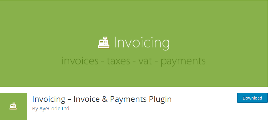 WordPress Invoice plugin