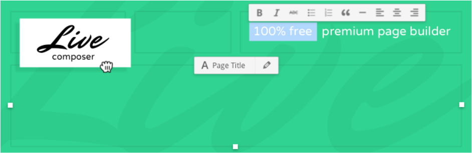 Page Builder Live Composer, drag and drop website builder (visual front end site editor)