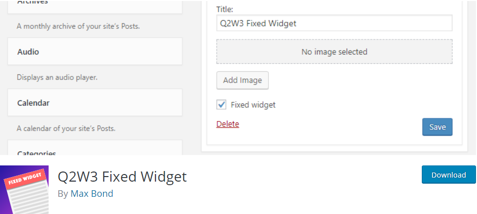 Wordpress Widget Plugin