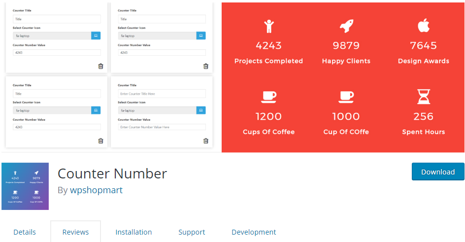 WordPress Counter plugin