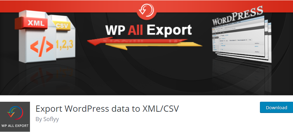 WordPress Export plugin