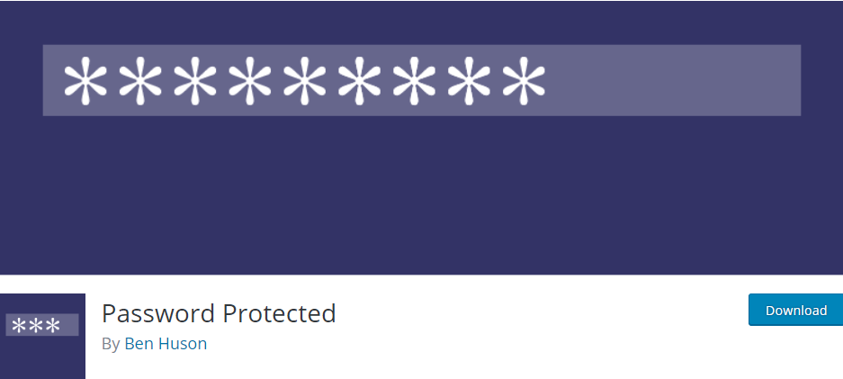 Wordpress Password Plugin