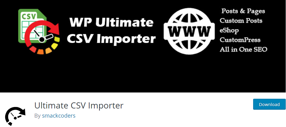 Wordpress Importer Pluign