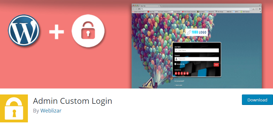 Wordpress Login Page Plugin