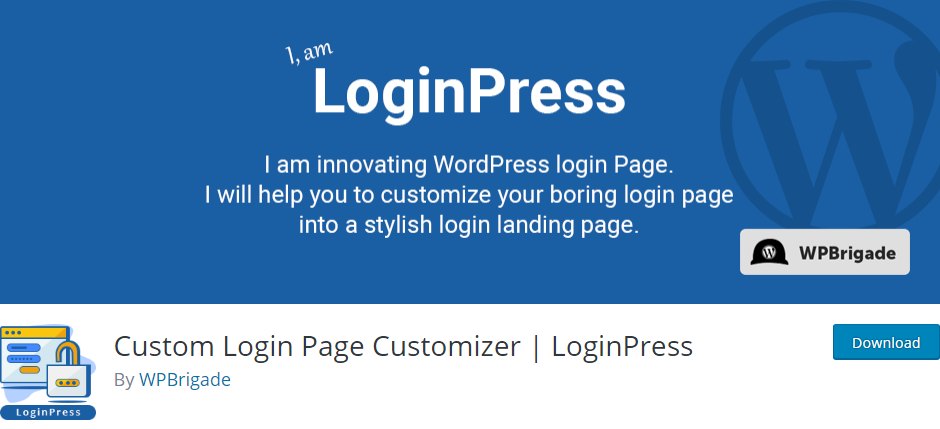 Wordpress Login Page Plugin