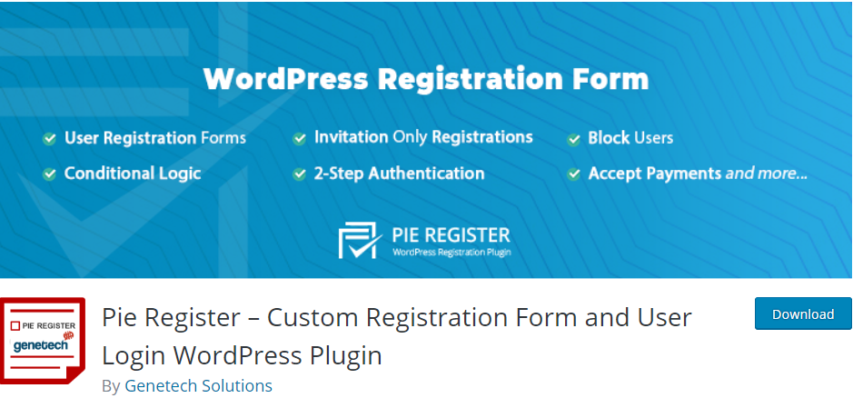 Wordpress Registration Plugin 