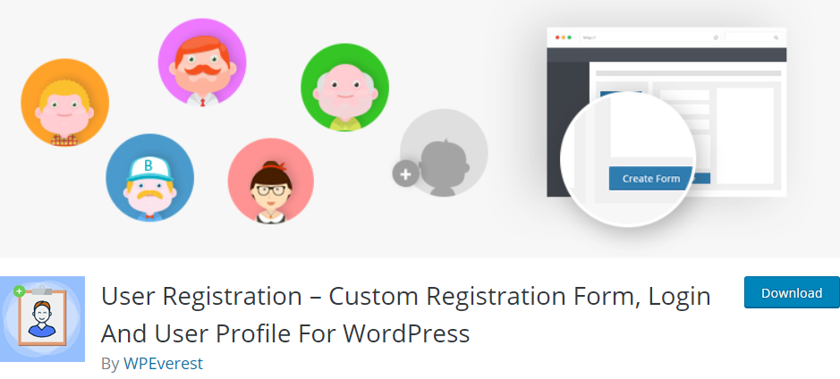 WordPress Registration plugin 