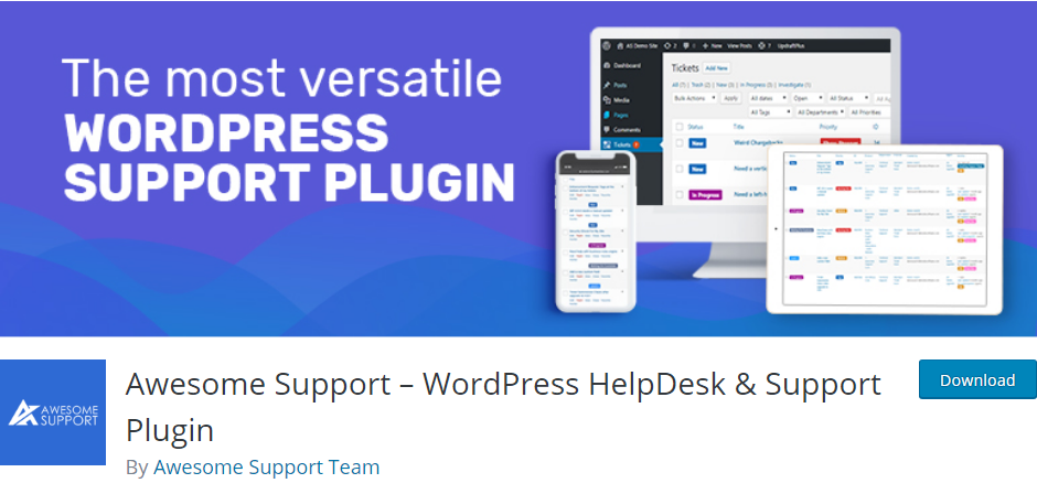 wordpress support plugin
