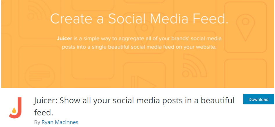 Wordpress Social Media Plugin