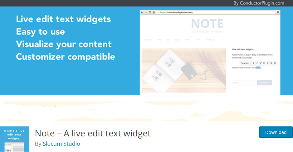 Wordpress Note Taking Plugin