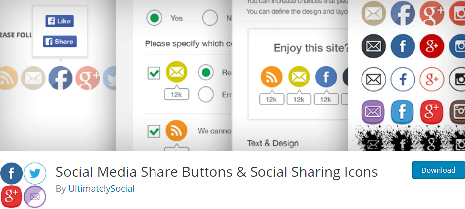 WordPress Social Media plugin