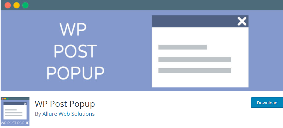 Wordpress Popup Plugin