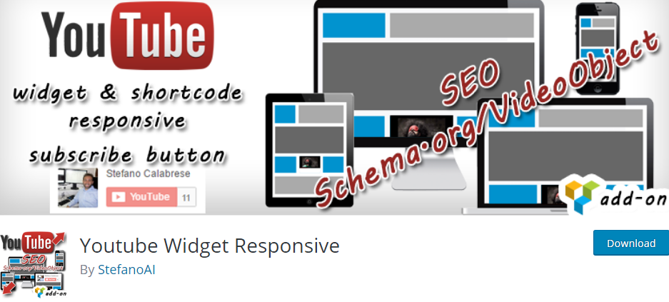 Youtube Widget Responsive