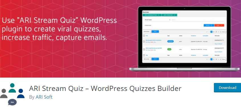 WordPress Quiz plugin