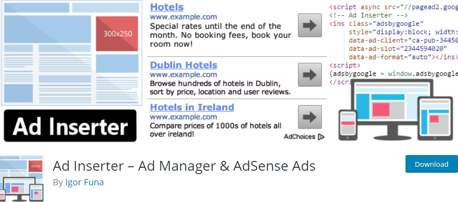 Wordpress Google Adsense Plugin 