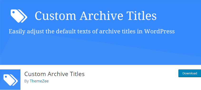 Wordpress Archive Plugin