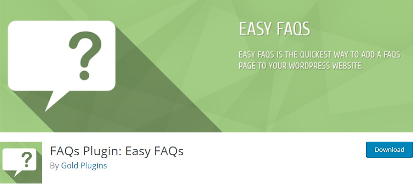 Wordpress Faq Plugin