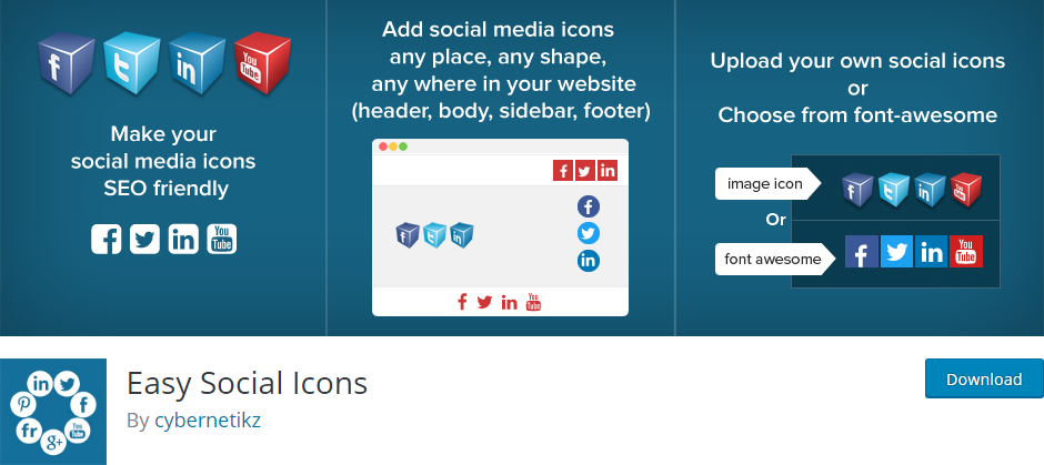 Social Media Icons WordPress Plugin 