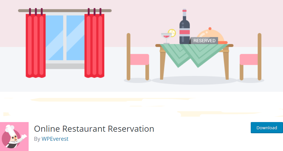 Wordpess Table Reservation Plugin 