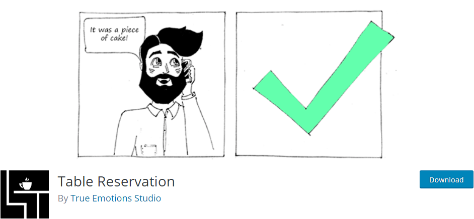 WordPess Table Reservation plugin 