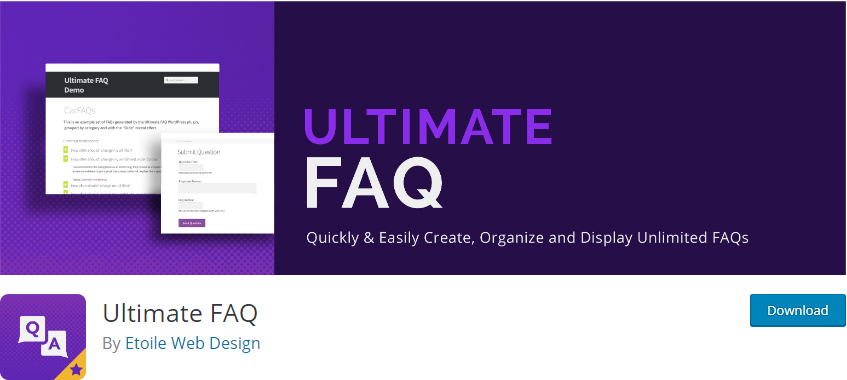 WordPress FAQ plugin