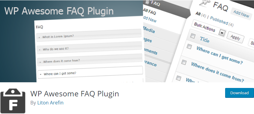 Wordpress Faq Plugin