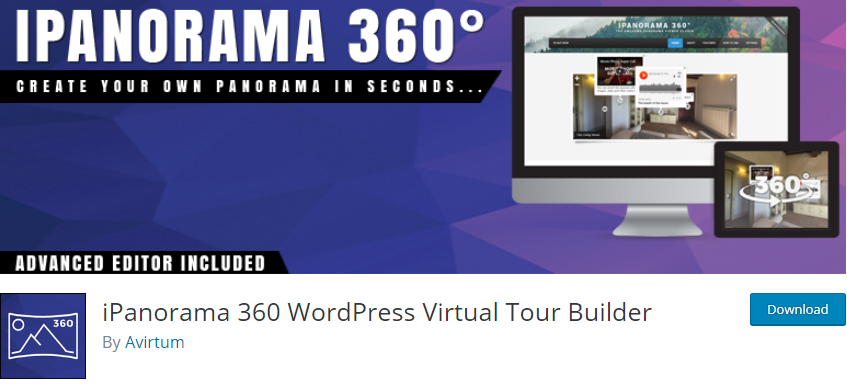 WordPress Panorama plugin