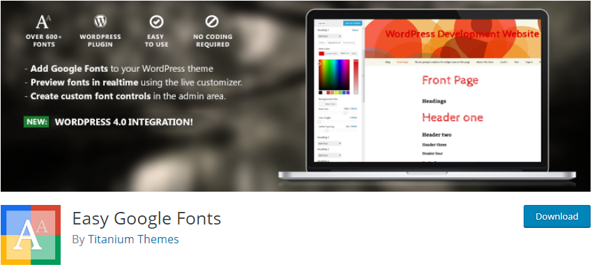 Wordpress Typography Plugin 