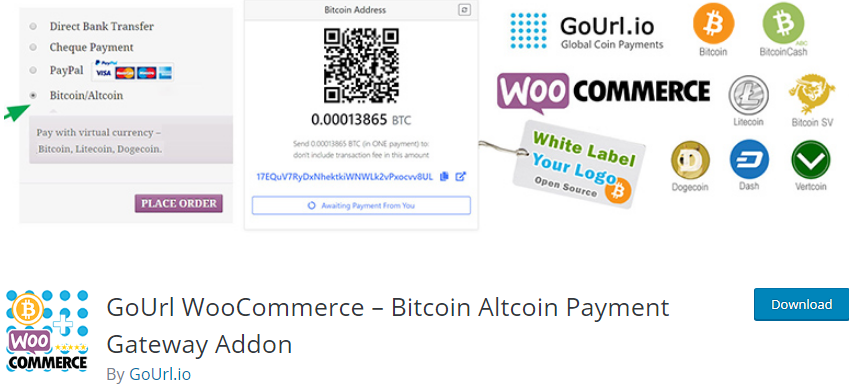 WordPress Bitcoin Payment plugin