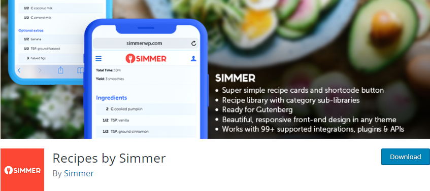 WordPress Recipe plugin