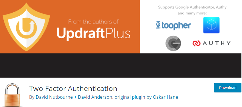 Wordpress Two Factor Authentication Plugin 