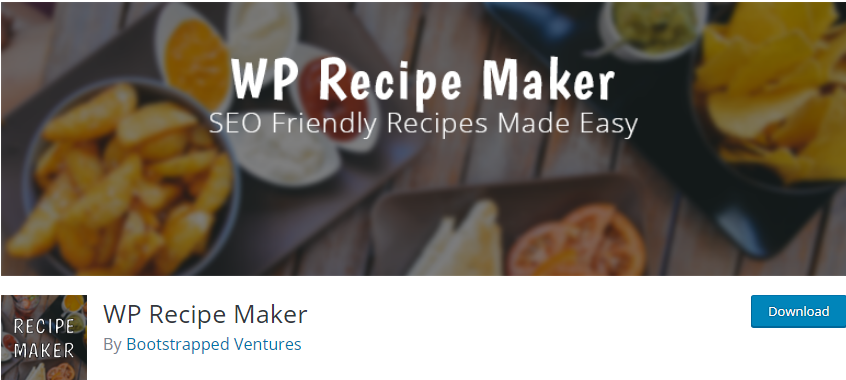 WordPress Recipe plugin