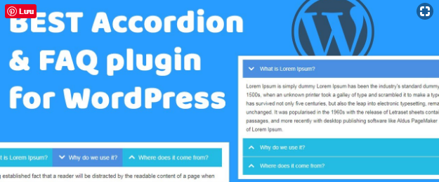 WordPress Accordion plugin