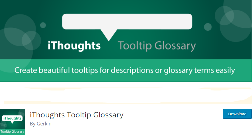 Wordpress Glossary Plugin