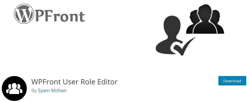 Wordpress User Roles Plugin