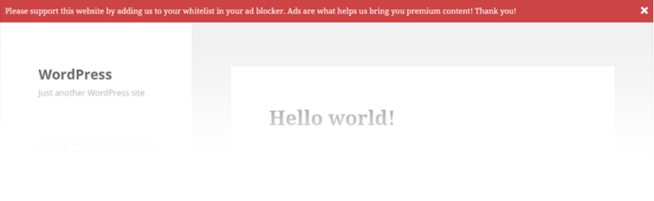 Ad Blocking Advisor