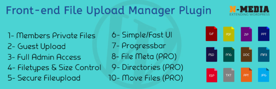 Frontend File Manager Plugin