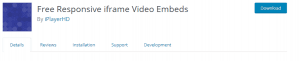 Free Responsive Iframe Video Embeds – Wordpress Plugin Wordpress Org