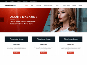 Free Alante Magazine Wordpress Theme