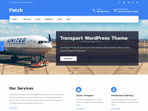 Free Fetch Wordpress Theme