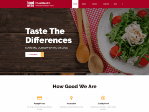 Free Food Restro Wordpress Theme