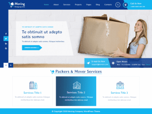 Free Moving Company Lite Wordpress Theme