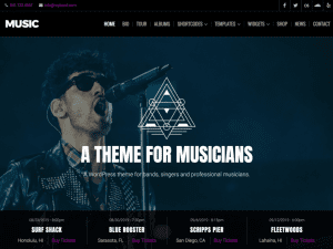 Free Music Lite Wordpress Theme