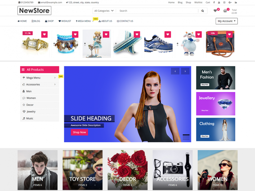 Free Newstore Wordpress Theme